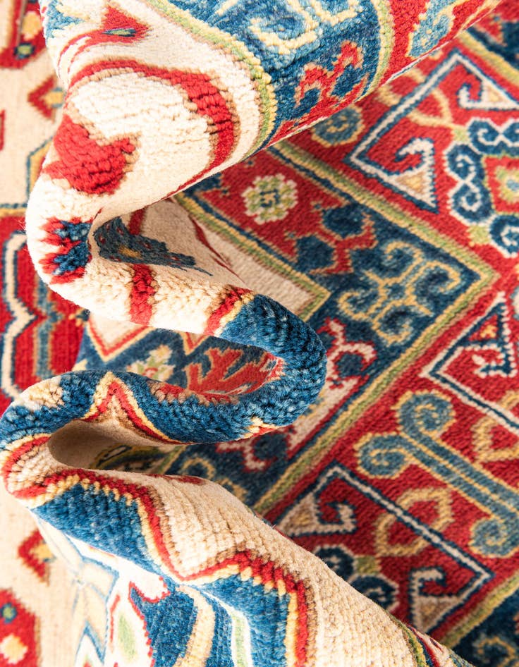Detail image of  5' 9 x 7' 10  Hand Knotted Kazak Rug