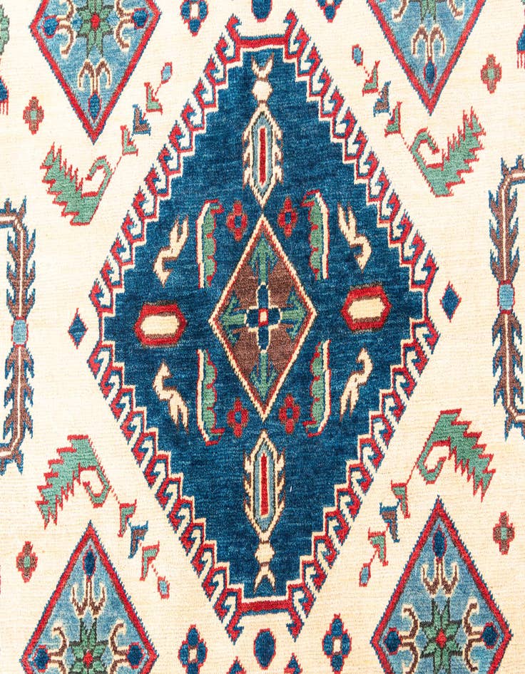 Detail image of  5' 7 x 7' 10  Hand Knotted Kazak Rug