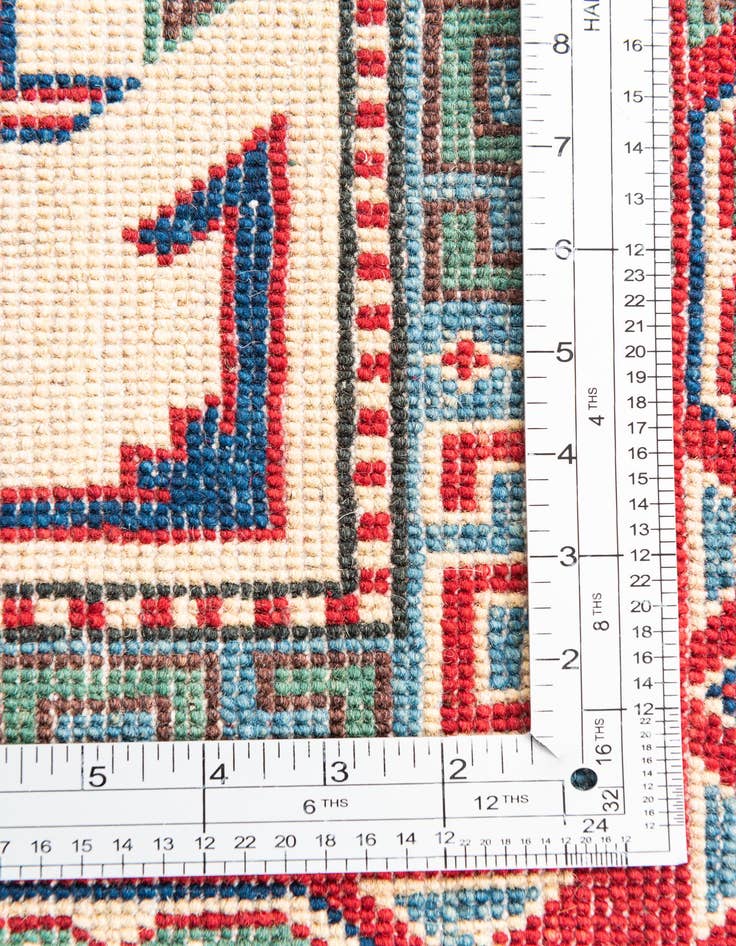 Detail image of  5' 7 x 7' 10  Hand Knotted Kazak Rug