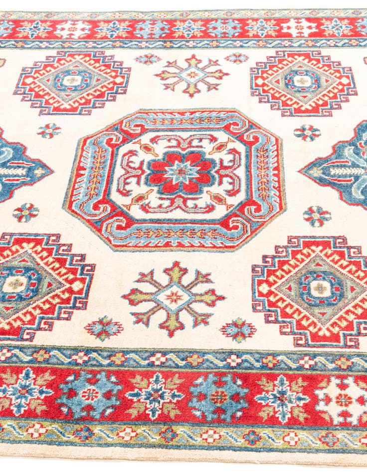 Detail image of  5' 6 x 7' 7  Hand Knotted Kazak Rug
