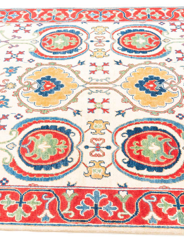 Detail image of  5' x 7'  Hand Knotted Kazak Rug