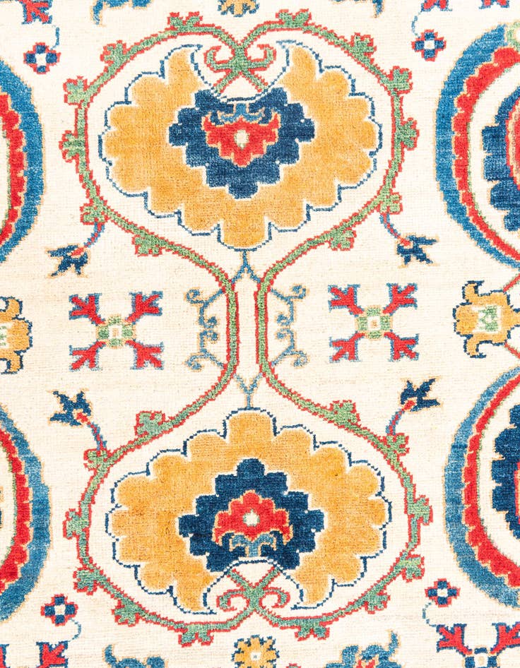Detail image of  5' x 7'  Hand Knotted Kazak Rug