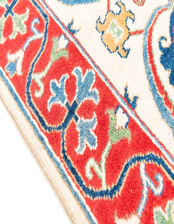 Detail image of  5' x 7'  Hand Knotted Kazak Rug