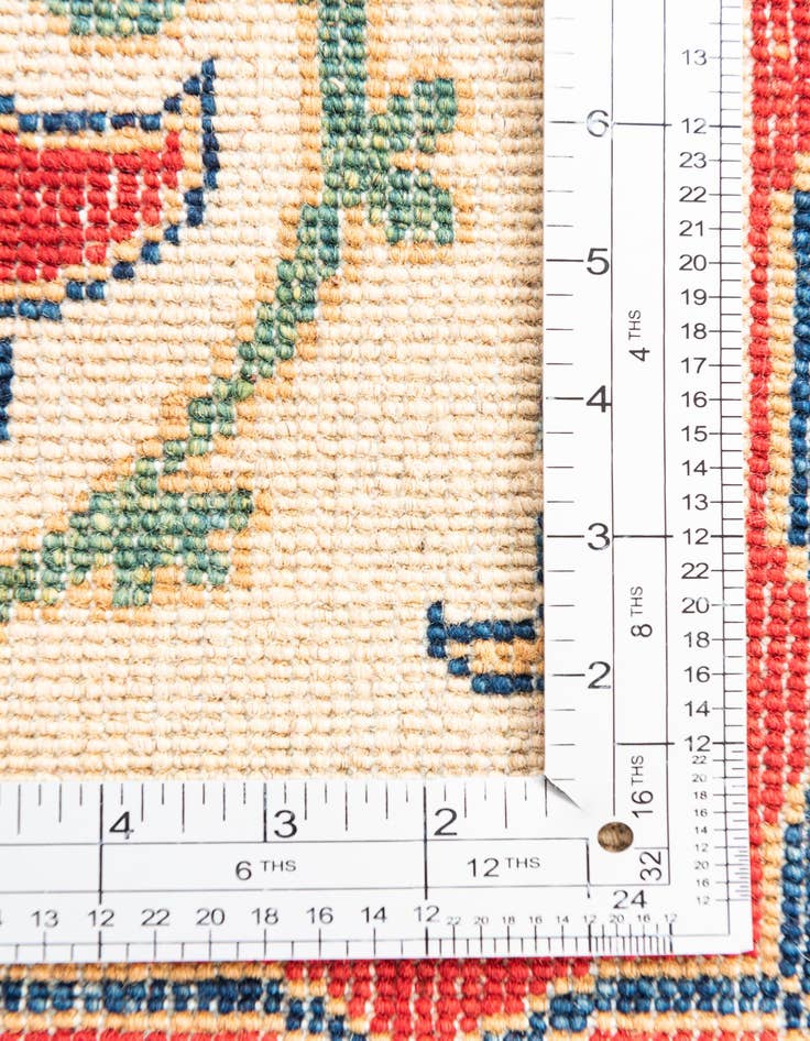 Detail image of  5' x 7'  Hand Knotted Kazak Rug