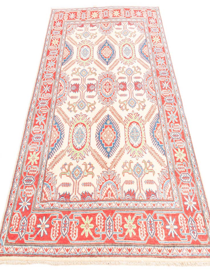 Detail image of  5' x 7'  Hand Knotted Kazak Rug