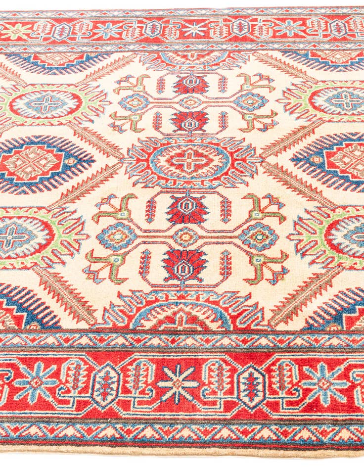 Detail image of  5' x 7'  Hand Knotted Kazak Rug