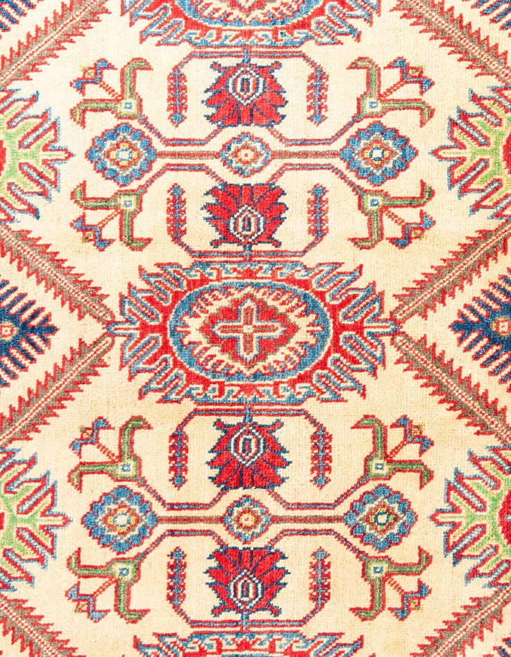 Detail image of  5' x 7'  Hand Knotted Kazak Rug