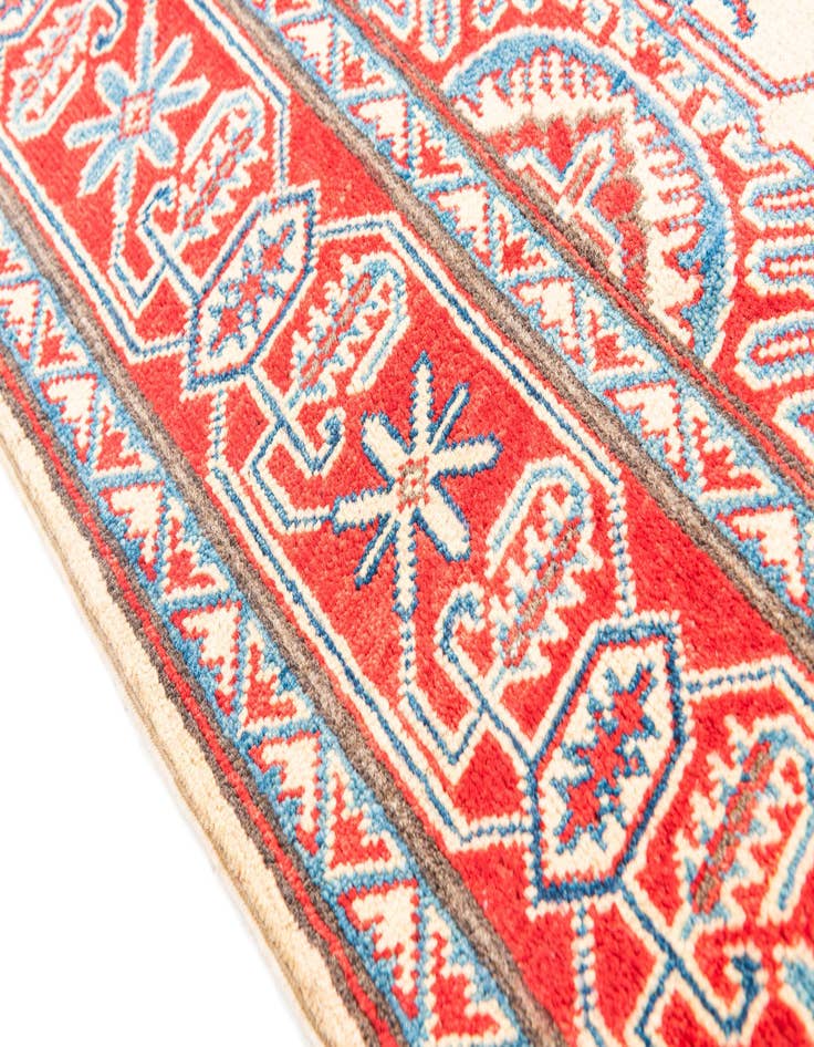 Detail image of  5' x 7'  Hand Knotted Kazak Rug