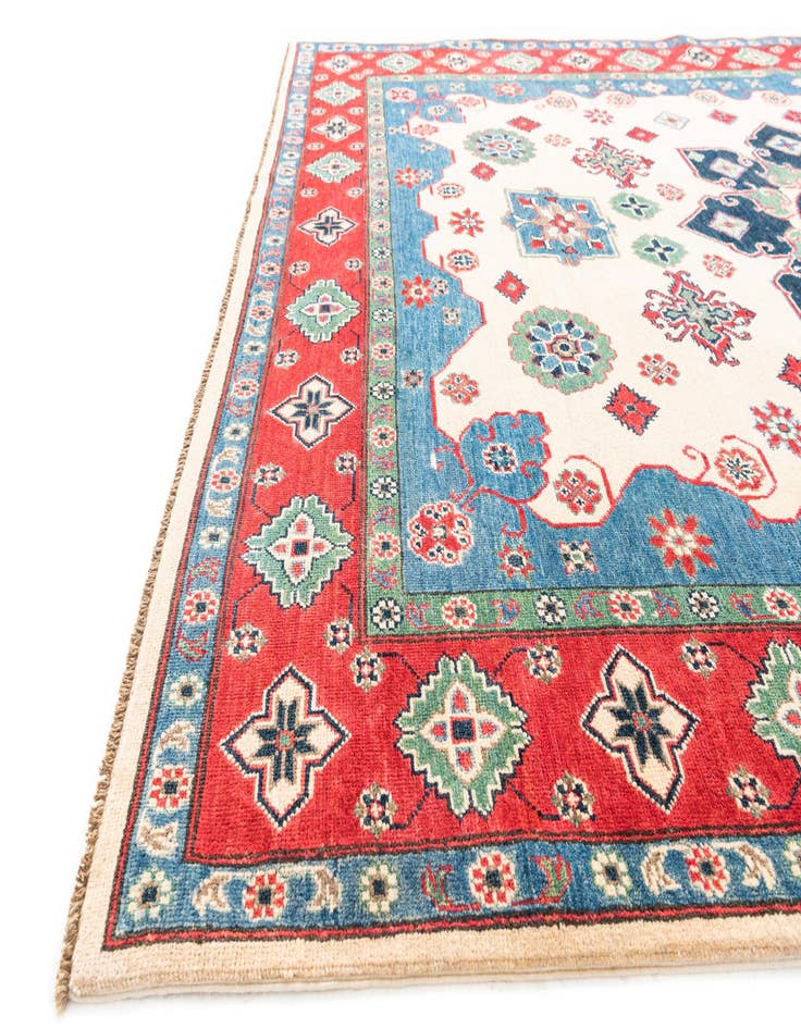 Detail image of  6' 9 x 10'  Hand Knotted Kazak Rug