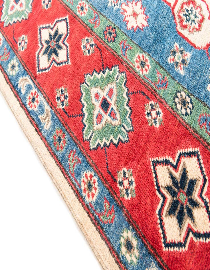 Detail image of  6' 9 x 10'  Hand Knotted Kazak Rug