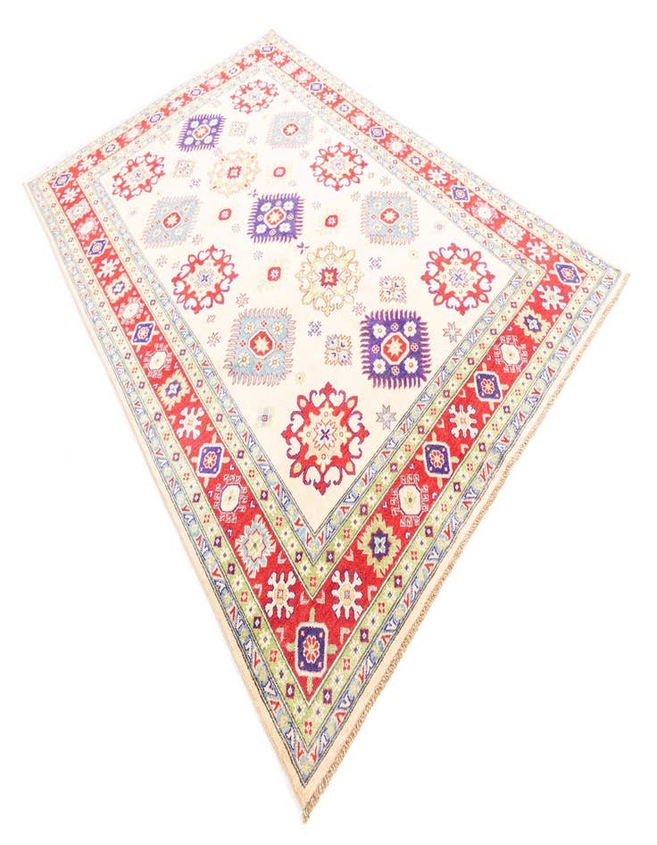 Detail image of  6' 6 x 9' 9  Hand Knotted Kazak Rug