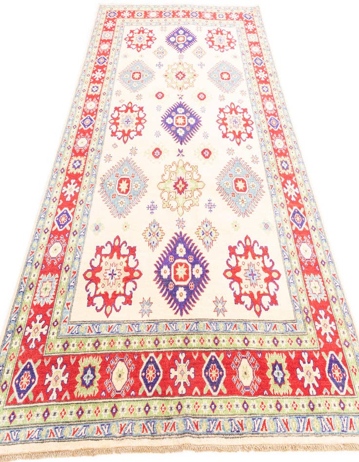 Detail image of  6' 6 x 9' 9  Hand Knotted Kazak Rug