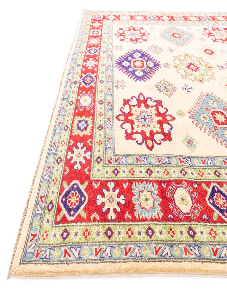 Detail image of  6' 6 x 9' 9  Hand Knotted Kazak Rug