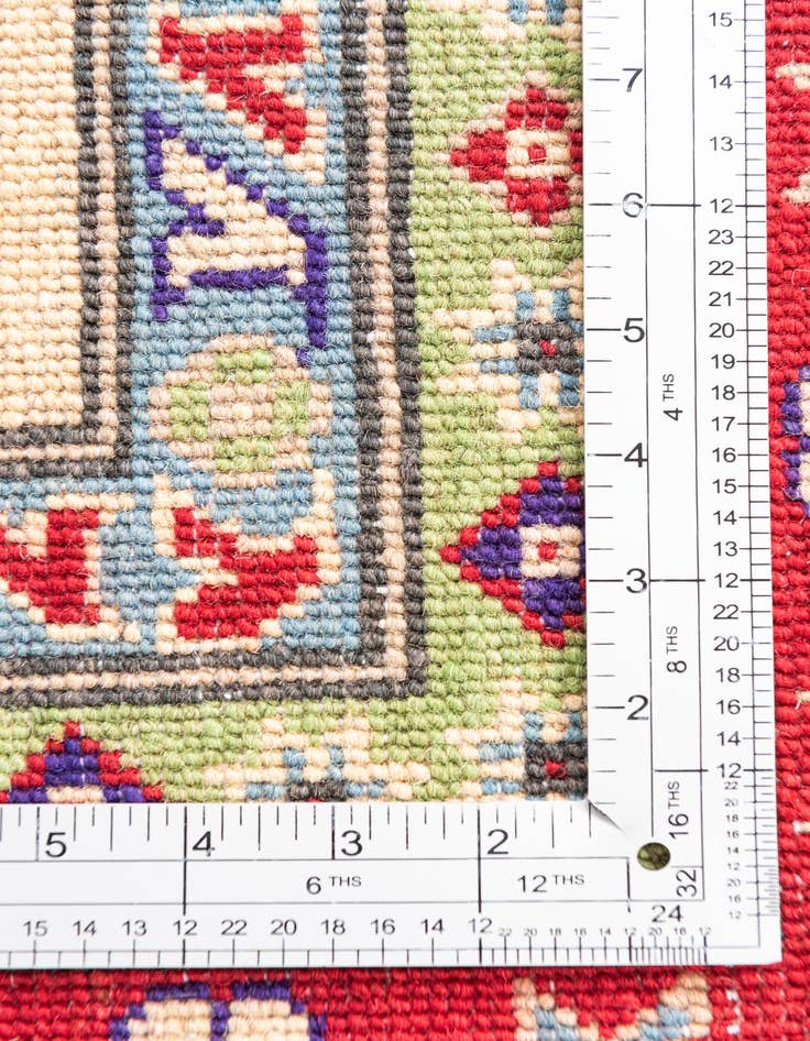 Detail image of  6' 6 x 9' 9  Hand Knotted Kazak Rug