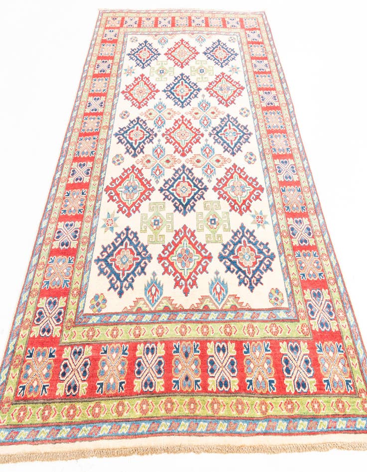 Detail image of  6' x 8' 5  Hand Knotted Kazak Rug