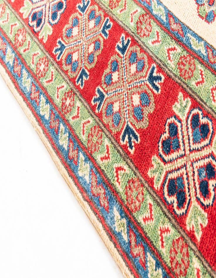 Detail image of  6' x 8' 5  Hand Knotted Kazak Rug