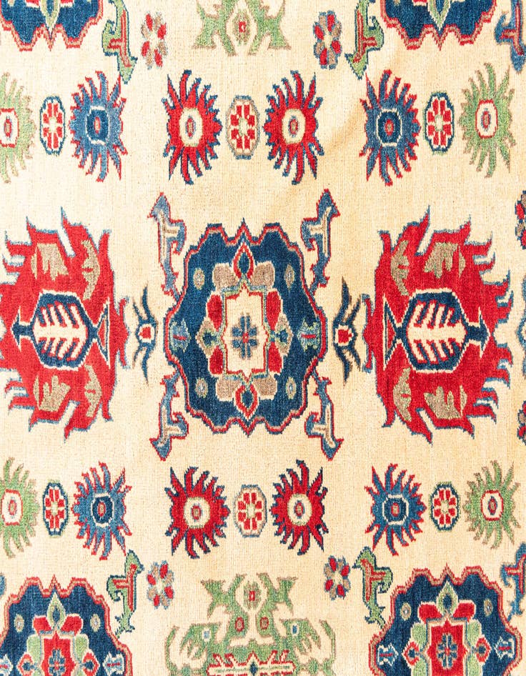 Detail image of  6' x 9'  Hand Knotted Kazak Rug