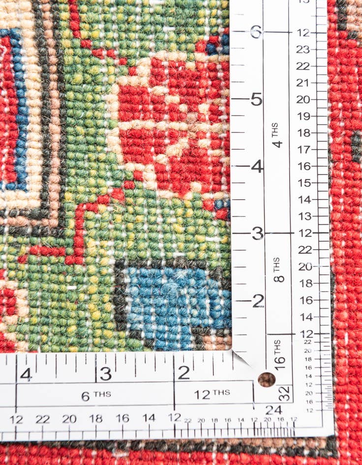 Detail image of  5' 10 x 9'  Hand Knotted Kazak Rug