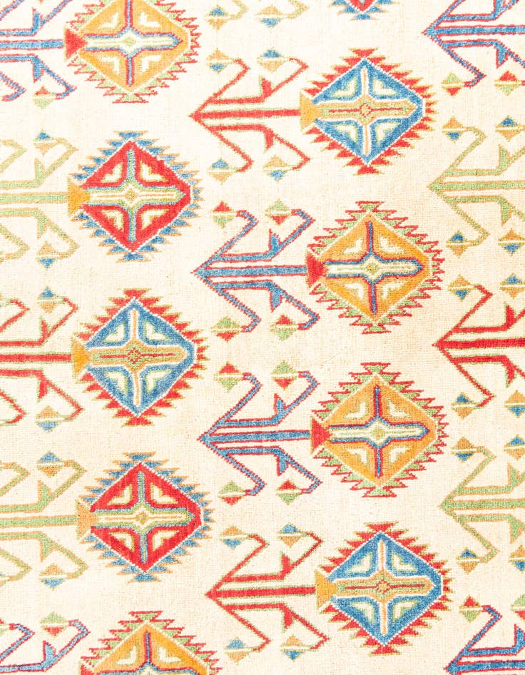 Detail image of  8' 5 x 12'  Hand Knotted Kazak Rug