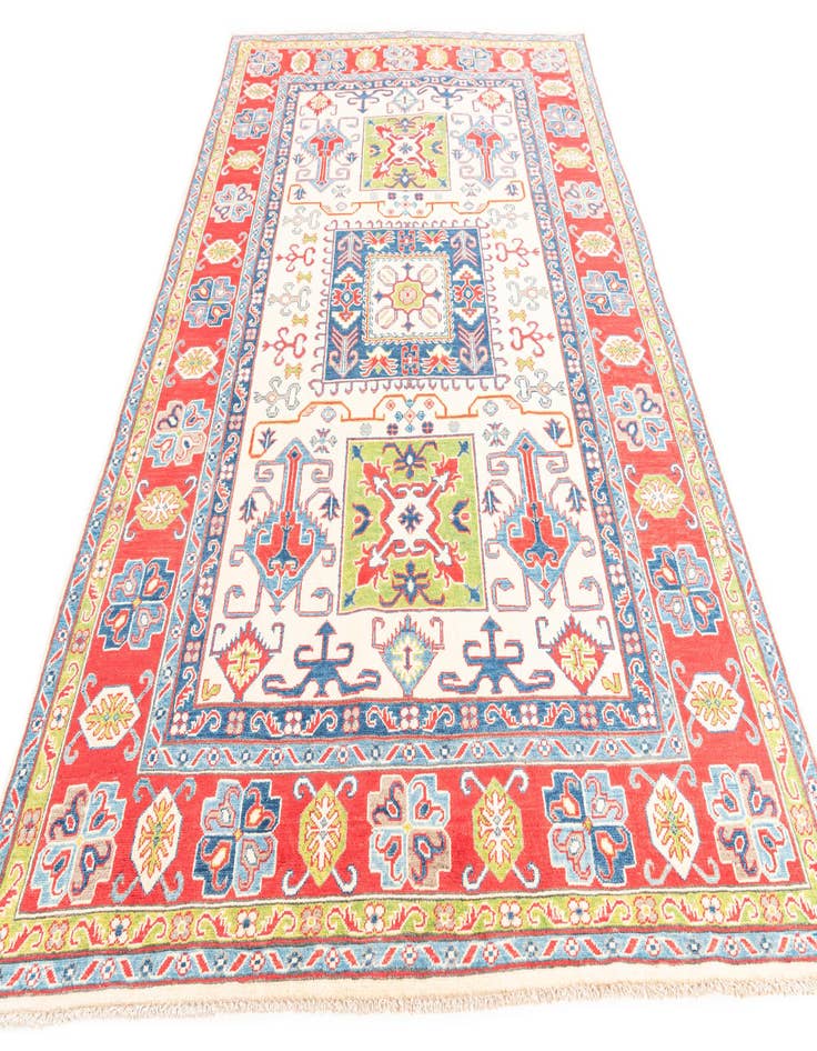 Detail image of  6' 7 x 10' 2  Hand Knotted Kazak Rug