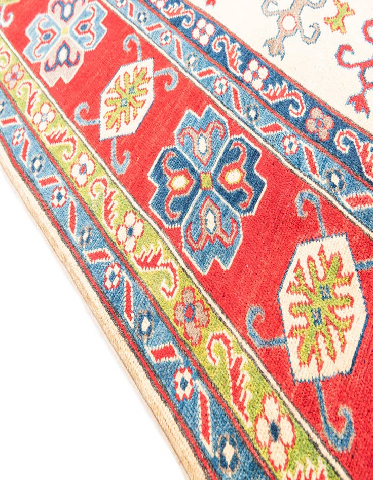 Detail image of  6' 7 x 10' 2  Hand Knotted Kazak Rug