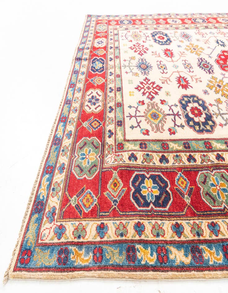 Detail image of  6' 8 x 9' 5  Hand Knotted Kazak Rug