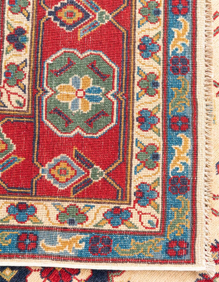 Detail image of  6' 8 x 9' 5  Hand Knotted Kazak Rug
