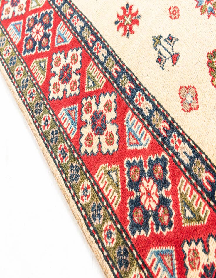 Detail image of  5' 1 x 7' 2  Hand Knotted Kazak Rug