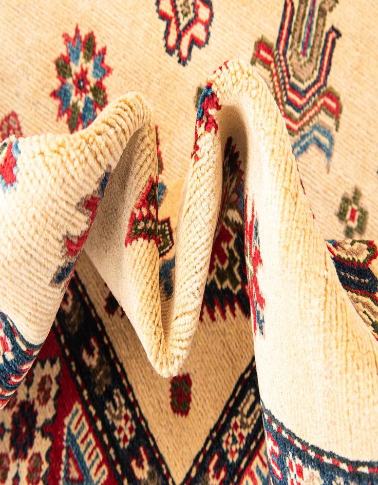 Detail image of  5' 1 x 7' 2  Hand Knotted Kazak Rug