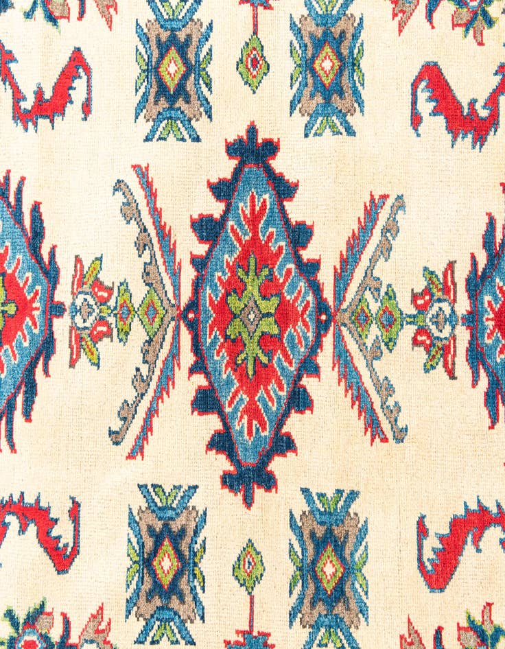 Detail image of  5' 1 x 6' 9  Hand Knotted Kazak Rug
