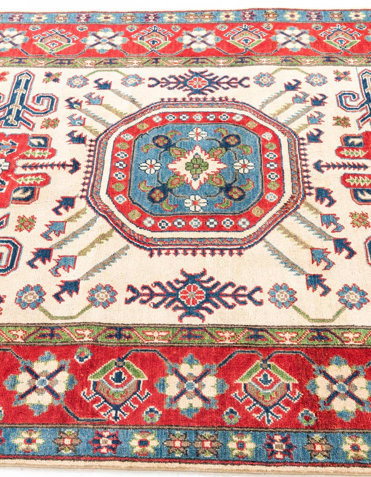 Detail image of  5' 1 x 6' 7  Hand Knotted Kazak Rug