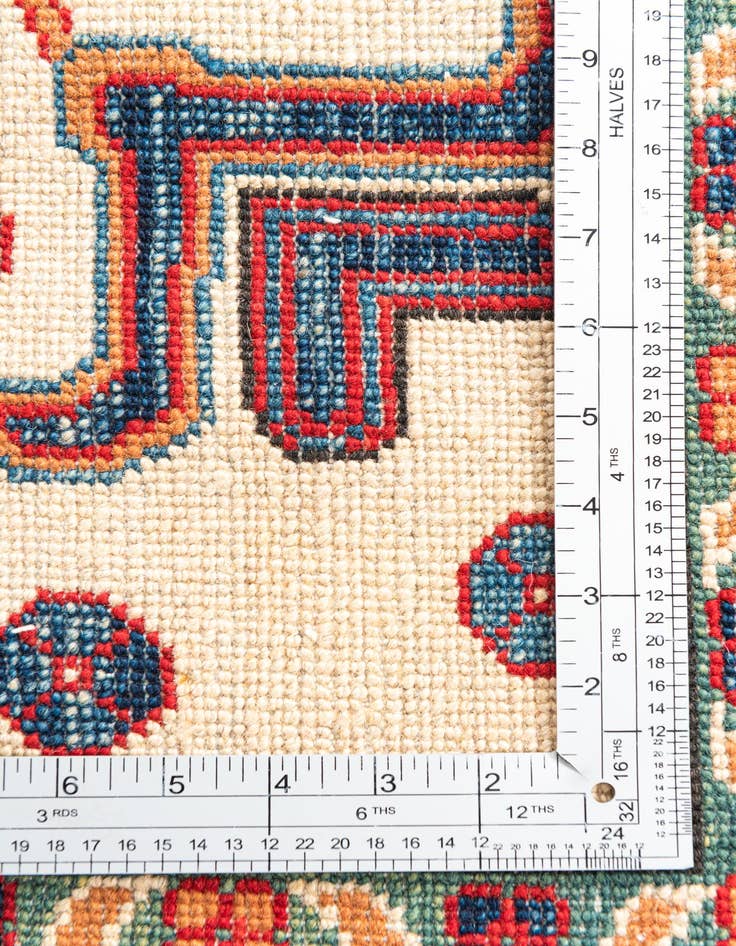 Detail image of  5' x 6' 10  Hand Knotted Kazak Rug