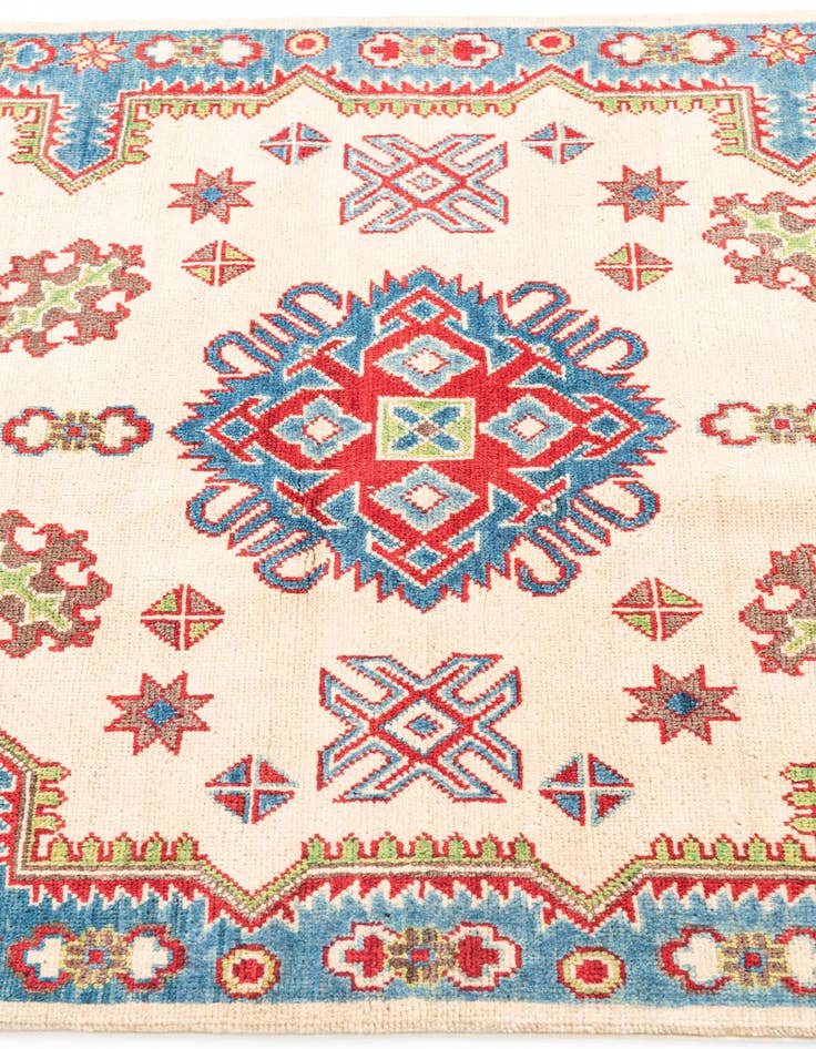 Detail image of  3' 4 x 5' 2  Hand Knotted Kazak Rug