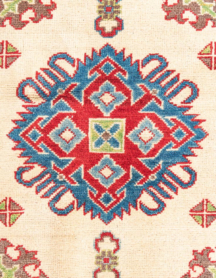 Detail image of  3' 4 x 5' 2  Hand Knotted Kazak Rug