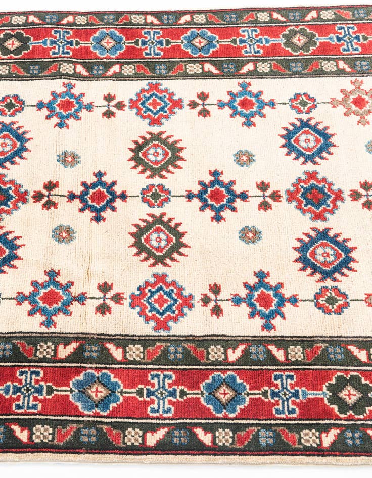 Detail image of  3' x 4' 7  Hand Knotted Kazak Rug