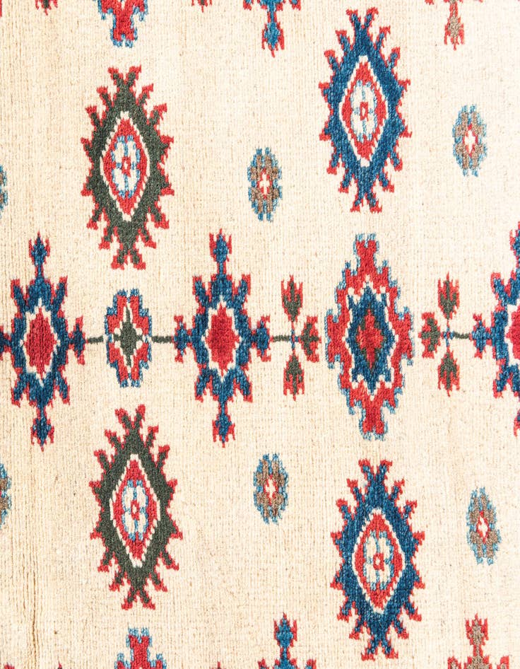 Detail image of  3' x 4' 7  Hand Knotted Kazak Rug