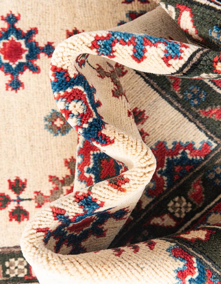 Detail image of  3' x 4' 7  Hand Knotted Kazak Rug