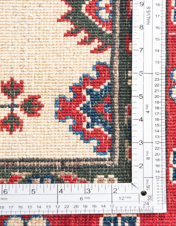 Detail image of  3' x 4' 7  Hand Knotted Kazak Rug