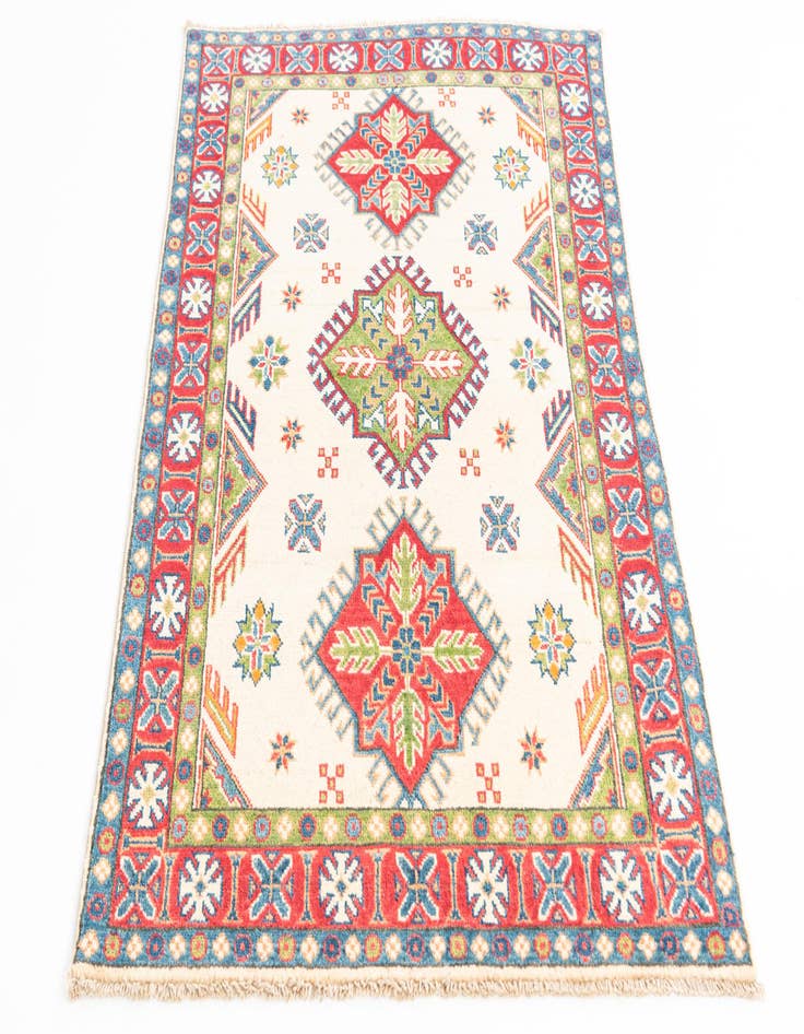 Detail image of  3' 2 x 5'  Hand Knotted Kazak Rug