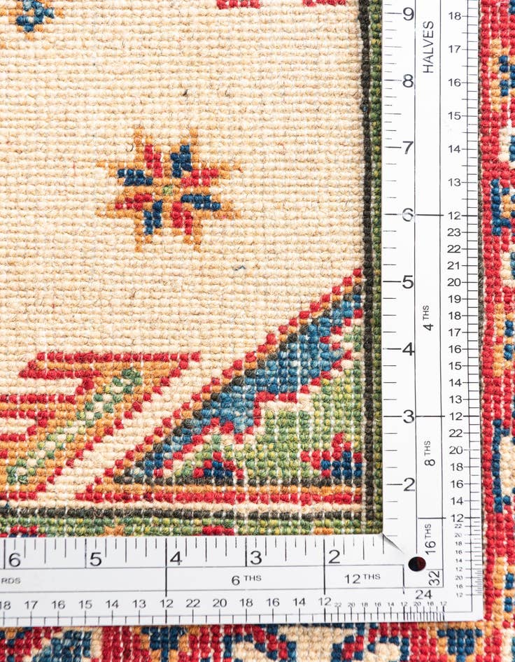 Detail image of  3' 2 x 5'  Hand Knotted Kazak Rug