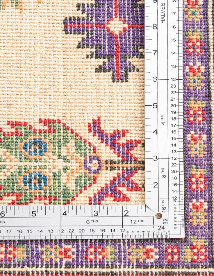 Detail image of  4' x 6'  Hand Knotted Kazak Rug