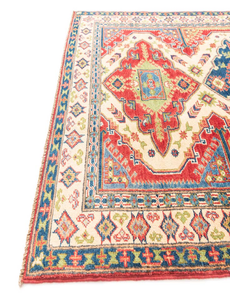 Detail image of  3' 10 x 6' 4  Hand Knotted Kazak Rug