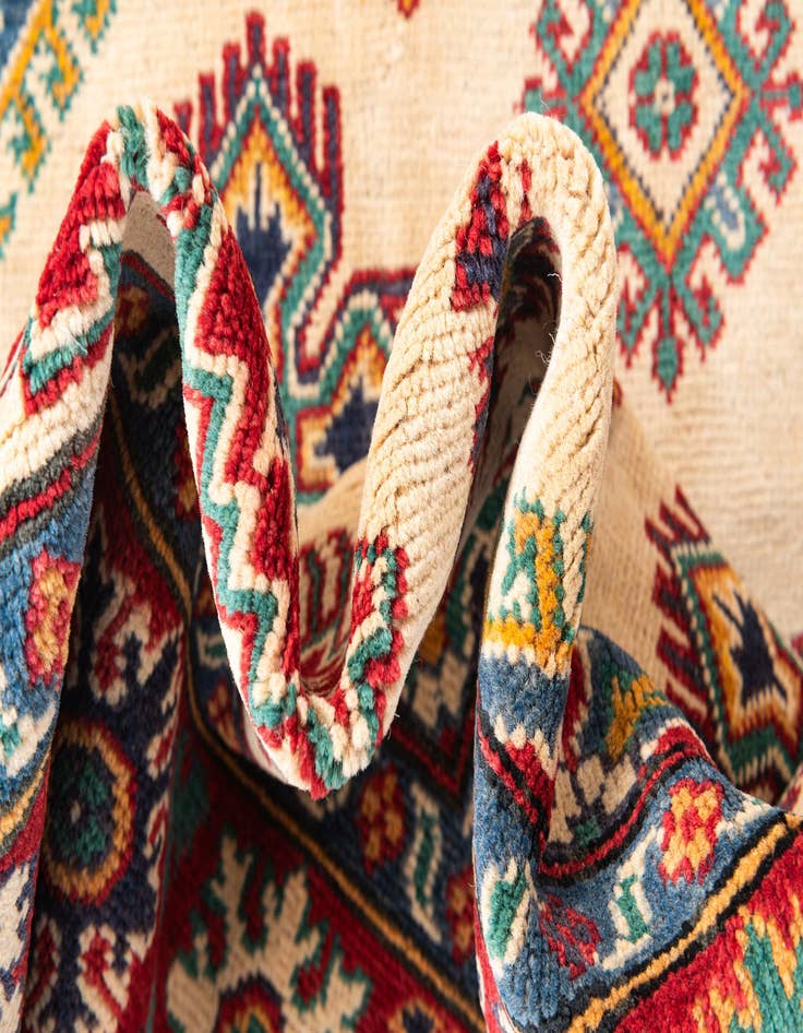 Detail image of  3' 10 x 6' 1  Hand Knotted Kazak Rug