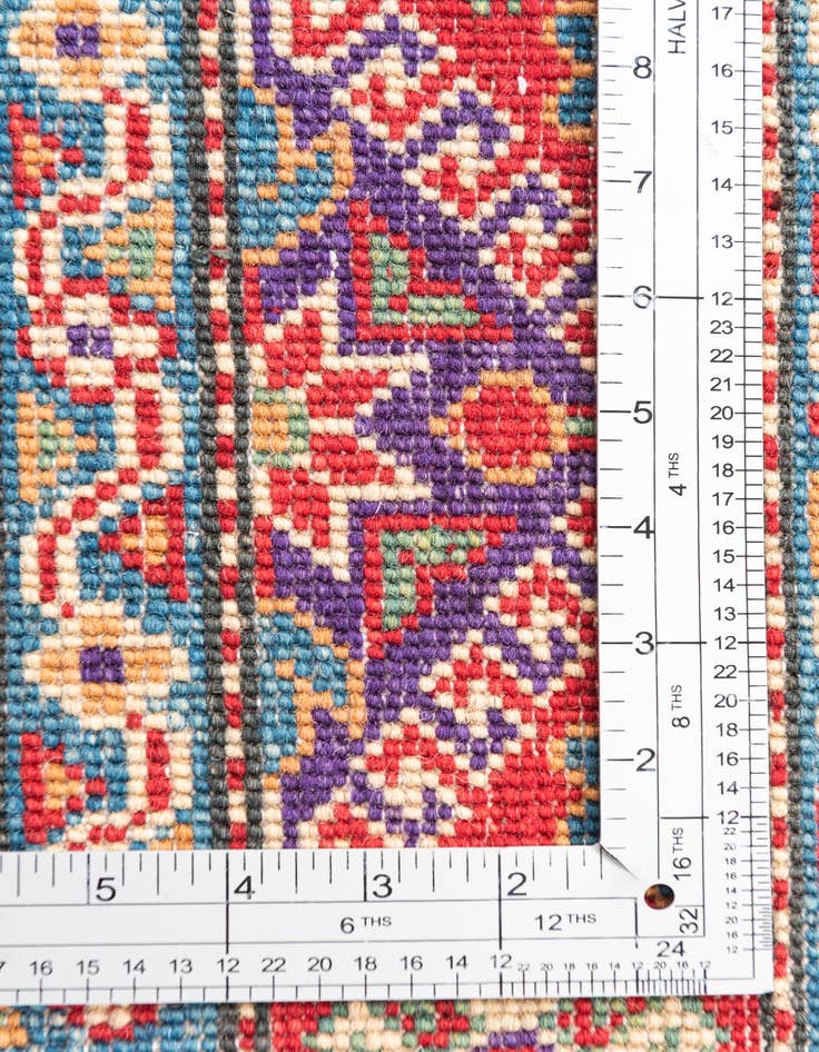 Detail image of  4' x 6' 1  Hand Knotted Kazak Rug