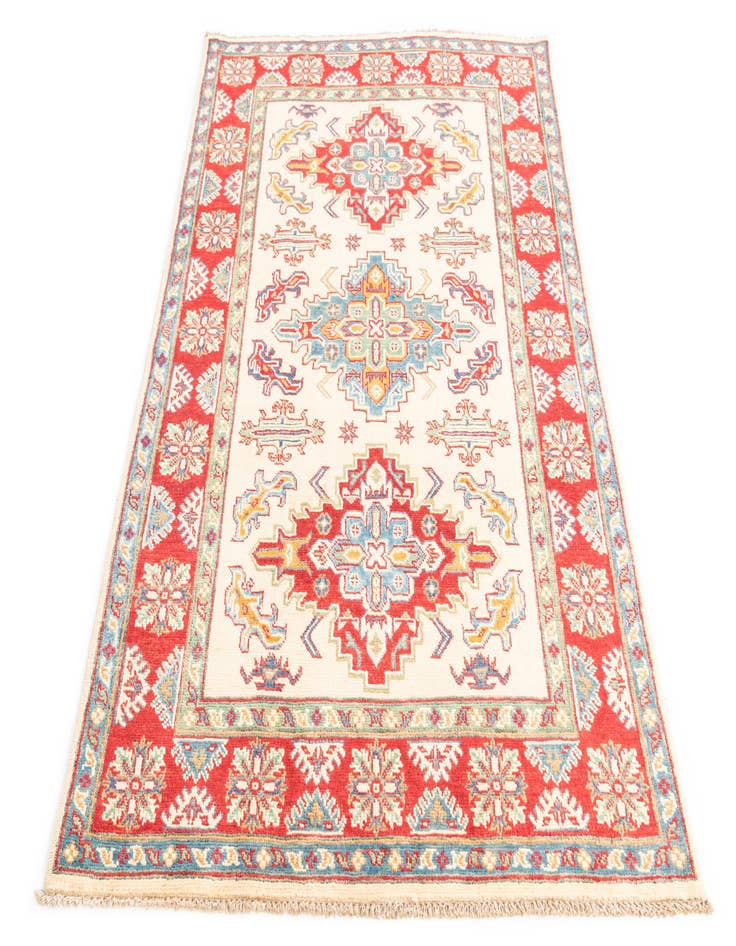 Detail image of  3' 10 x 5' 10  Hand Knotted Kazak Rug