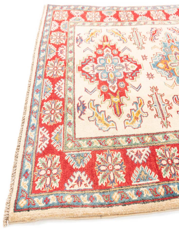 Detail image of  3' 10 x 5' 10  Hand Knotted Kazak Rug
