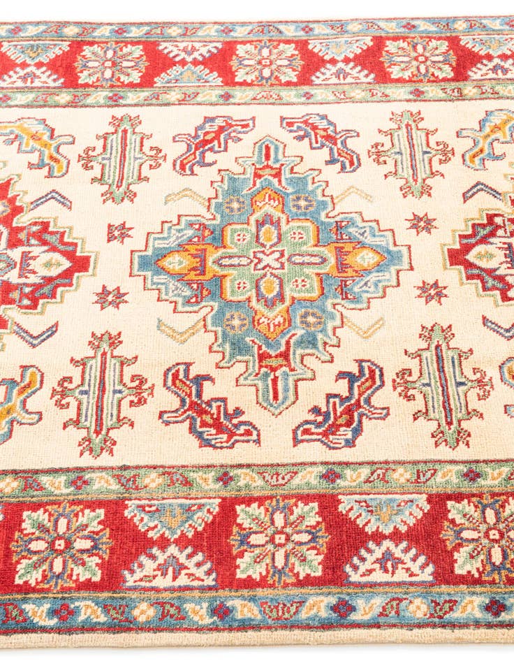 Detail image of  3' 10 x 5' 10  Hand Knotted Kazak Rug