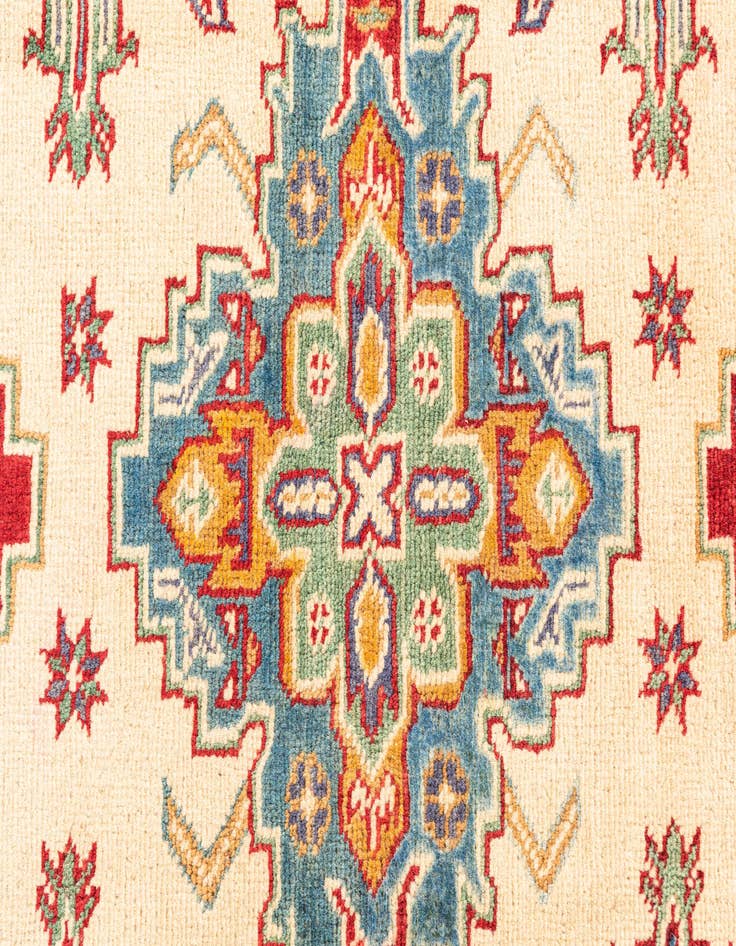 Detail image of  3' 10 x 5' 10  Hand Knotted Kazak Rug