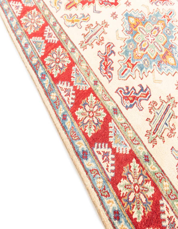 Detail image of  3' 10 x 5' 10  Hand Knotted Kazak Rug