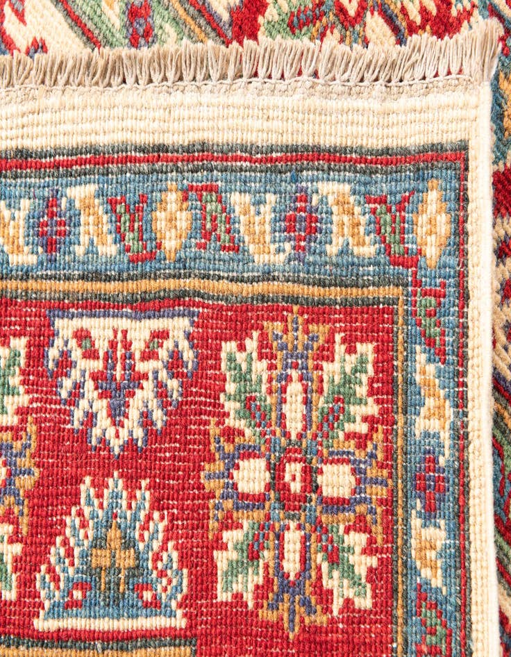 Detail image of  3' 10 x 5' 10  Hand Knotted Kazak Rug